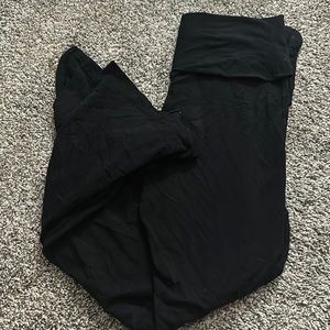 Pink flare yoga pants